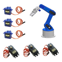 Techno-Tirupati; Robotic Arm with 5 DOF | High Grade| Plastic Parts with Screws and Motors only
