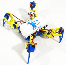 Techno-Tirupati; Quadruped Spider Robot |High grade Plastic Parts only